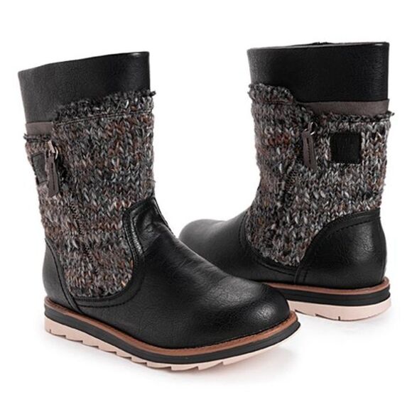 Muk Luks Black Davey Boot, Size 9, NWT,     LAST ONE - Picture 1 of 6